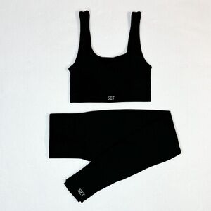 Set Active black matching set